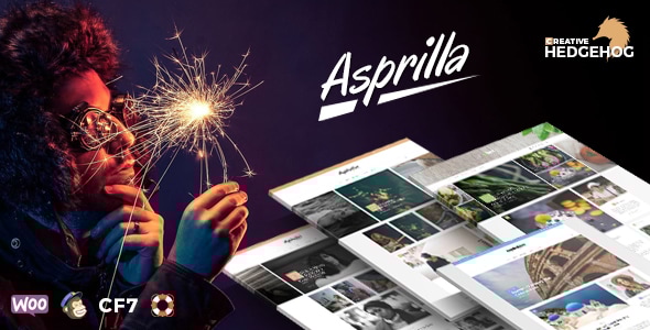 Asprilla - a Multi-Concept Blog Theme For WordPress Logo