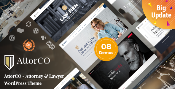 AttorCO - Attorney & Lawyers WordPress Theme Logo