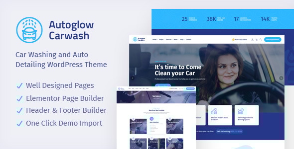 Autoglow - Car Wash WordPress Theme Logo